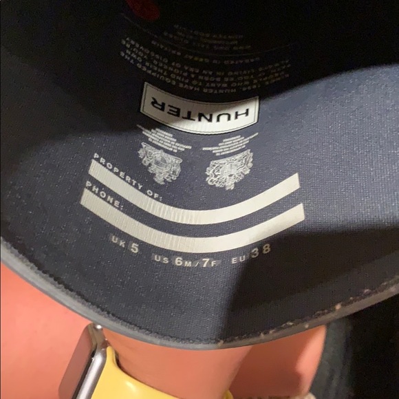 Tall gray Hunter Boots - Picture 2 of 2